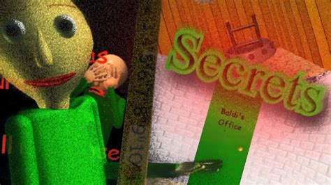 baldi's basics secret|baldi's basics all secrets.